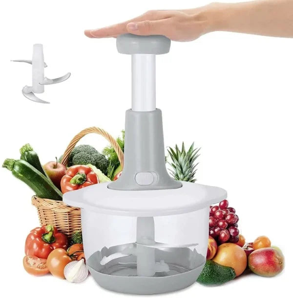 Manual Hand Press Chopper 1.5L